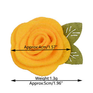 Dog Hair Crown <span class=keywords><strong>Bows</strong></span> com clipes para cães pequenos, Bulk 4pcs Cute Handmade Pet Dog <span class=keywords><strong>Bows</strong></span> <span class=keywords><strong>Girl</strong></span> Clips, Puppy Yorkie Hair Accessories - Product Image 2