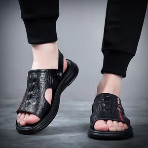 Chaussures de plage pour hommes, mode estivale, semelles épaisses et douces, tongs décontractées, grande taille, décontractées pour l'extérieur - Product Image 2