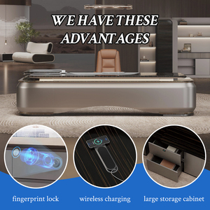 أثاث مكتبي عالي الجودة ، مكتب مكتب خشبي ، مكاتب حديثة فريدة من نوعها - Product Image 5