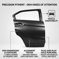 Coque de porte arrière nue pour Mitsubishi Eclipse Cross GK 2022-2025, Référence OE : 5730B869, 5730B870