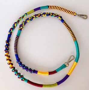 Handmade bọc dây kỹ thuật điện thoại thông minh cou dây macrame Crossbody Paracord Vai bện điện thoại Charm dây đeo - Product Image 5