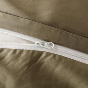 Ensemble de housse de couette 3 pièces en coton 100% de qualité supérieure imprimés floraux verts à base <span class=keywords><strong>blanche</strong></span> doux élégant pour chambre décor chic - Product Image 2