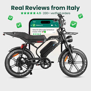 Bicicleta eléctrica QMHEEL S20 Pro, venta al por mayor B2B en Italia, con llanta de 20 pulgadas y portaequipajes trasero para importadores, almacén en la UE, Italia, Países Bajos. - Product Image 1