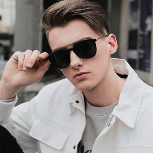 نظارات شمسية جديدة عالية الجودة معدنية مفصلة القيادة الصيد في الهواء الطلق الرجال الطيار Gafas De Sol مستقطبة الرجال - Product Image 1