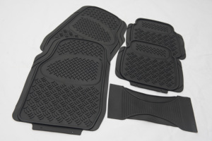 Alfombrillas de PVC Impermeables de Lujo para Auto, 2mm de Grosor, Fáciles de Limpiar, 3/4/5 Piezas, Ajuste Universal, Accesorios Interiores para Auto - Product Image 6