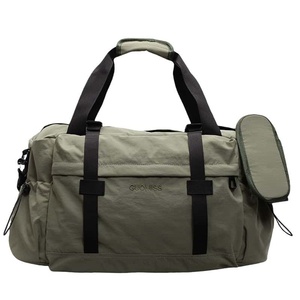 กระเป๋าเดินทางแบบถือ Unisex Oxford Nylon Duffel ขนาด 36-55 ลิตร ปิดด้วยซิป มีช่องใส่รองเท้า สีดำ กระเป๋าเดินทางสุดสัปดาห์ ทนทาน - Product Image 5