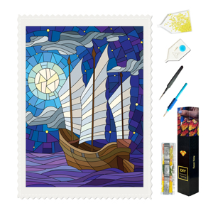 Peinture Diamant DIY sur Toile Courte à Thème Marin, Qualité Supérieure, Vente en Gros, Prix Usine, <span class=keywords><strong>Livraison</strong></span> Directe, <span class=keywords><strong>Livraison</strong></span> <span class=keywords><strong>Rapide</strong></span> - Product Image 1