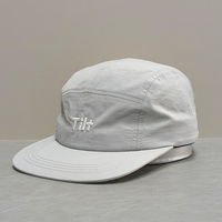 Casquettes de camping imperméables en nylon personnalisées, séchage rapide, casquettes de sport pour campeurs, casquettes de course vierges recyclées, casquettes à cinq panneaux