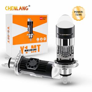 ระบบไฟส่องสว่างอัตโนมัติ Mini Y1MT H4 H7 โปรเจคเตอร์ H4 Bi LED พร้อมเลนส์โปรเจคเตอร์และไฟเลเซอร์ หลอดไฟหน้า LED สำหรับรถยนต์และรถจักรยานยนต์ - Product Image 1