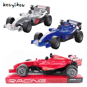 Kouyikou Pull Back F1 Modell Rennwagen Spielzeug mit Licht und Ton für Kinder