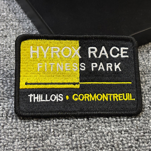 Parche de logotipo bordado personalizado, parches de fieltro bordados, parche para jersey, para <span class=keywords><strong>coser</strong></span>, termoadhesivo, con velcro, para traje de motociclismo - Product Image 3