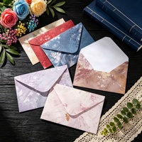 Enveloppe créative rétro de haute qualité, couleur personnalisée, motif nuage de rêve, en papier d'art, style ancien, pour invitation et lettre dédiée