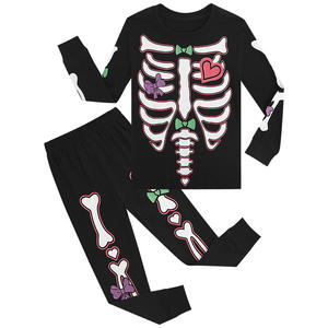 Pijamas de estilo europeo para niños de Halloween, conjunto de esqueleto que brilla en la oscuridad para juegos de rol, disfraces de <span class=keywords><strong>Anime</strong></span> para niños - Product Image 2