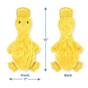 Interaktif peluş gıcırtılı köpek römorkör oyuncak <span class=keywords><strong>Bunny</strong></span> ve ördek şekilli köpek oyuncak gıcırtılı ve kırışık - Product Image 3