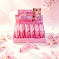 Huile à lèvres hydratante brillante transparente haute brillance, effet repulpant longue durée, vente en gros, boîte de 24 pièces