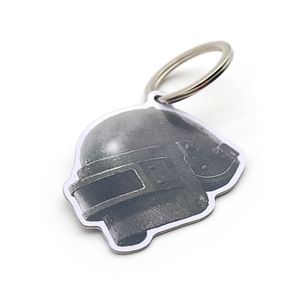 Plush Keychain Guns With Bullet Spill <b>Holder</b> Keychain CMYK Printing Metal Keychain With Epoxy Coating - Product Image 5