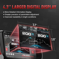 ANDELI Envío Gratuito a Países de EE. UU., Reino Unido, Alemania, Italia y la UE Soldadora Inteligente LCD Tig-205 Pro 6 en 1 AC DC MMA de Soldadura en Frío por Pulsos