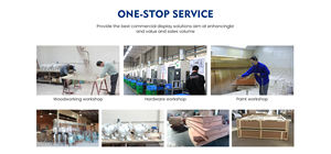 Exhibidores de Esculturas Abstractas, Accesorios de Madera Tallada Personalizados, Detalles Metálicos, Base de Acrílico Transparente, Tienda Pop-up de Lujo - Product Image 5