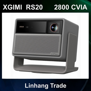XGIMI RS 20 Proiettore Domestico Portatile con Laser Tricolore, Zoom 4K, DLP Android, 2800 Lumen, Lente Master Red Circle - Product Image 1