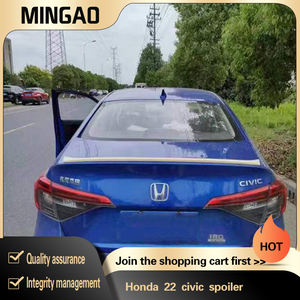 Vente directe d'usine Mingao : Spoiler de hayon arrière simple en ABS pour Civic 21, installation par ruban adhésif 3M, décoration - Product Image 3