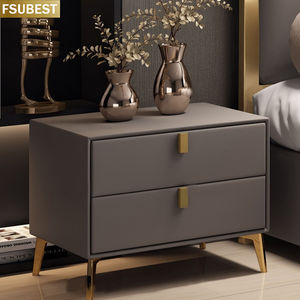 Cadre de lit de luxe pour hôtel, sommier en bois pour chambre à coucher, meubles de chambre à coucher, lit king-size, sommier, meubles - Product Image 5