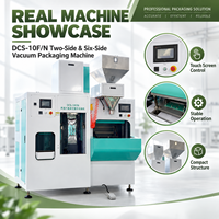 Machine d'emballage sous vide automatique pour riz, haricots, litière pour chat, aliments pour animaux de compagnie, emballage de sacs à deux côtés et six côtés