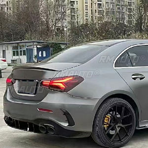 Aileron arrière de coffre style A@M-G pour Mercedes Benz Classe A V177 Berline A180 A200 A250 2018 2019 2020 2021 Noir - Product Image 4