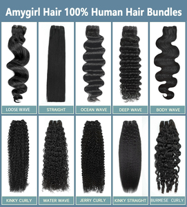 Extensiones de Cabello Humano Virgen con Cutícula Intacta, Ondulado, para Coser, Directo de Fábrica, para Mujer - Product Image 5