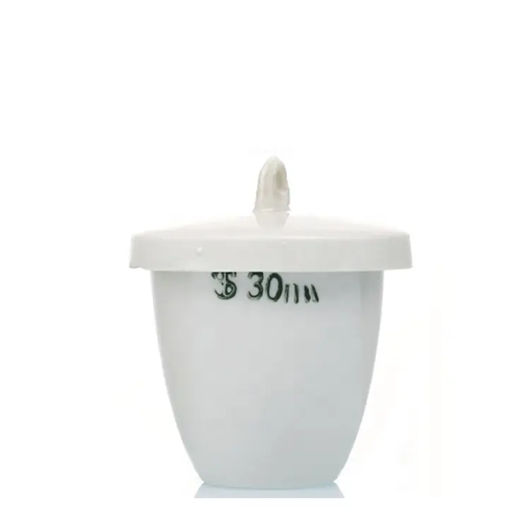 Tiandi Labs Chemical Porcelain Crucible 30ml With Lid Cover