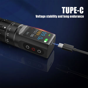 Máquina de <span class=keywords><strong>Tatuar</strong></span> Inalámbrica Tipo Pen <span class=keywords><strong>Rotativa</strong></span> a Batería con Carrera Ajustable de 2.7-4.5mm y Aguja Desechable de Metal, 1 Unidad - Product Image 3