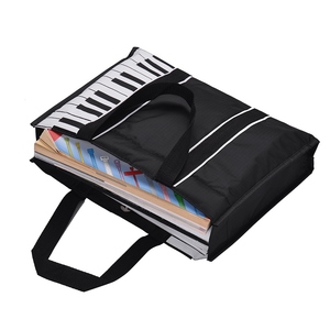 Borsa impermeabile da 5mm in cotone con motivo <span class=keywords><strong>a</strong></span> chiave per pianoforte - Product Image 5