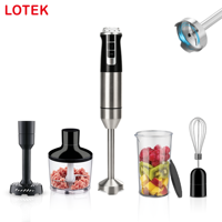 Mixeur plongeant à 21 vitesses avec bouton de commande pour outil de cuisine multifonctionnel
