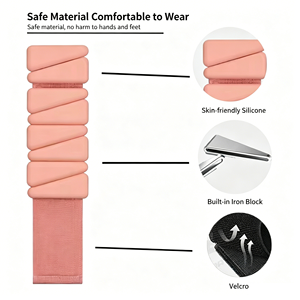 Pesas de Silicona Personalizables para Tobillos y Muñecas, Brazalete Triangular para Entrenamiento Físico y Deportivo con Peso de Hierro - Product Image 4