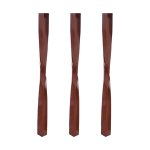 Postes de Balaustre de Madera Maciza de Arce de Alta Calidad con Acabado Liso para Barandillas de Escaleras y Muebles en Villas de Dos Pisos - Product Image 1