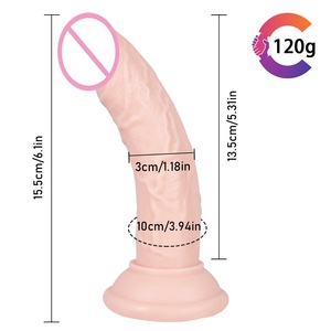 Masturbador Manual Femenino con Ventosa en la Punta, Simulación de Pene Pequeño, Palo de <span class=keywords><strong>Silicona</strong></span> Realista para Estimulación del Punto G - Product Image 4
