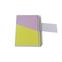 Vente chaude, vente en gros d'usine, fournitures scolaires et de bureau, carnet à spirales doubles, couverture rigide, lignes carrées, taille et style personnalisables