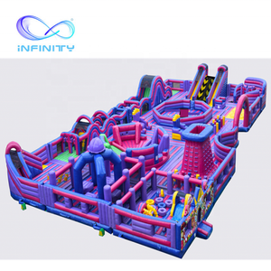 Percorso a Ostacoli Gonfiabile Pazzo da 5 km, Gioco di Ostacoli Gonfiabile, Labirinto Gonfiabile in Vendita - Product Image 5