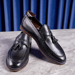 Cuir Véritable Vintage Classique Grande Taille Chaussures Casual Slip-on Retro Hommes Mocassins - Product Image 2