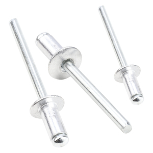10 pièces/sac Rivets aveugles en acier au carbone et en fer à tête ronde M3-M6.4, différentes tailles, norme GB12618, grade 4.8, modèle T-12618 - Product Image 2
