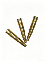 Tube conique creux usiné CNC de précision, tuyau en laiton conique, surface polie et lisse, pièces en laiton usinées CNC, usinage par électroérosion à fil