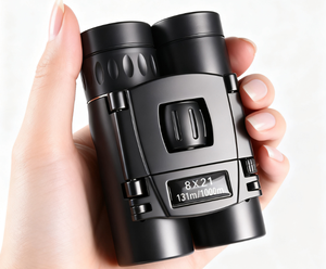 Binoculares Portátiles 8x21 de Alta Definición para Observación de Animales, Turismo, Senderismo y Montañismo con <span class=keywords><strong>Zoom</strong></span> Ajustable - Product Image 1
