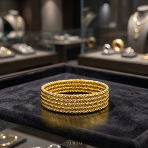 Wholesale 14K18K24K Gold Plated Turkish Twist <b>Bangles</b> <b>Set</b> 4 Pcs Brass Custom <b>Bangles</b> Fashion <b>Bangles</b> South Asian Bridal <b>Bangles</b> - Product Image 6