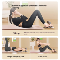 Appareil d'entraînement abdominal multifonction en acier avec support de pieds pour sit-ups, double ventouse, corde élastique, antidérapant, portable, pour usage domestique AI