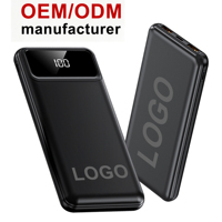 Fabricant OEM de batteries externes, chargeur portable à charge rapide, banques d'alimentation, station d'alimentation, batterie externe 10000 mAh pour téléphone, personnalisable