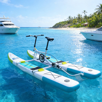 Nouvelles vélos aquatiques légers pour le sport et les jeux, vélos à pédales flottants pour le lac/la mer