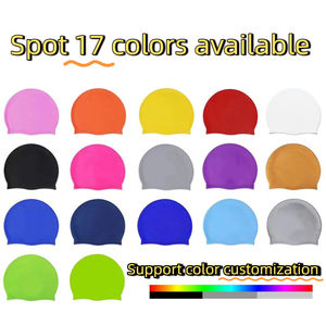 Bonnets de bain en silicone de grande taille pour adultes et enfants Bonnets de <span class=keywords><strong>douche</strong></span> universels imperméables en stock d'usine sans pression de la tête - Product Image 2