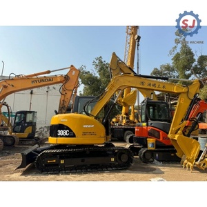 Excavatrice sur chenilles hydraulique d'occasion Cat308C de 8 tonnes, d'origine japonaise, bien entretenue, avec moteur d'origine - Bon état, en vente - Product Image 1
