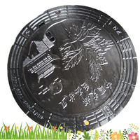 Couvercle de manhole circulaire solide pour l'infrastructure de base