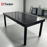 Mesa de Soldadura Modular 3D de Precisión D16 para Fabricación de Chasis de Equipos Electrónicos, Plataforma de Acero Precisa con Plantillas
