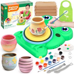 Bview Art MiniComplete <span class=keywords><strong>Poterie</strong></span> Peinture Kit Arts et Artisanat pour Enfants Air Dry Clay Art Supplies Jouets pour Filles Garçon Cadeau D'anniversaire - Product Image 1